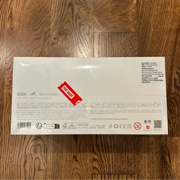 NIB Authentic Pop Mart Big Into Energy Luck Purple Pink Labubu Vinyl Pendant - Picture 8 of 11